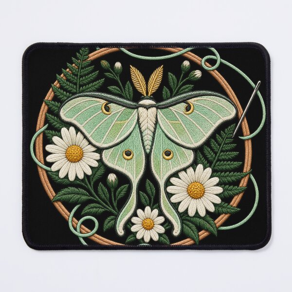 Item preview, Needlepoint Club Floral Animals & Cottagecore Embroidery Art designed and sold by Georain.