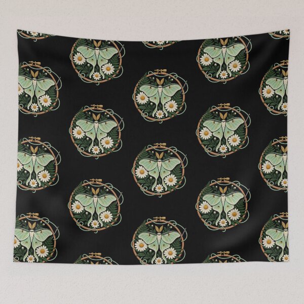 Item preview, Needlepoint Club Floral Animals & Cottagecore Embroidery Art designed and sold by Georain.