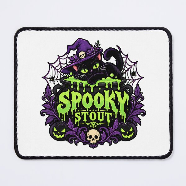 Item preview, Spooky Stout Witch Cat Halloween Party designed and sold by chattsuede.