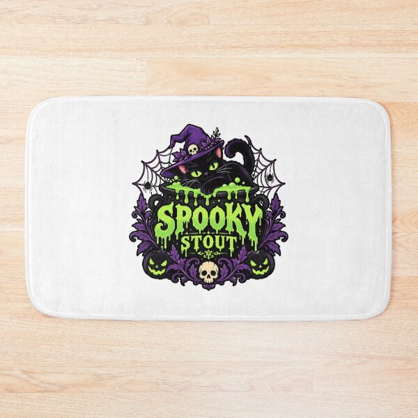 Item preview, Spooky Stout Witch Cat Halloween Party designed and sold by chattsuede.