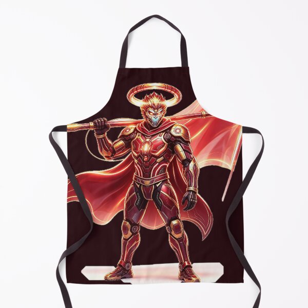 Item preview, Cyberpunk Mecha Sun Wukong Red Flag Warrior designed and sold by DigArtis.