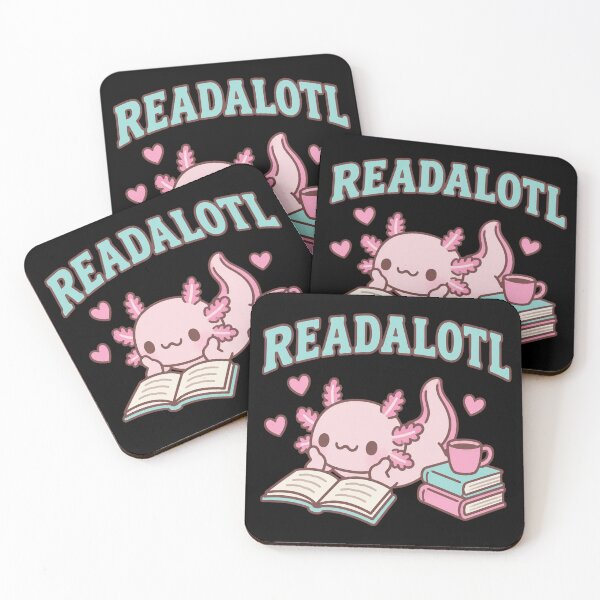 Item preview, Readalotl Cute Axolotl designed and sold by ClaireCum.