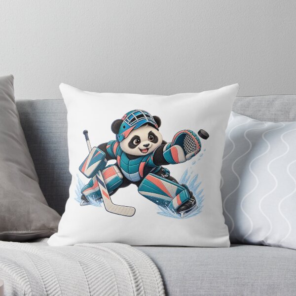 Item preview, Panda Hockey Goalie Makes the Save designed and sold by AcruxUltra.