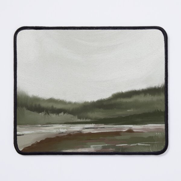 Item preview, Misty swamp oil art designed and sold by moteemade.