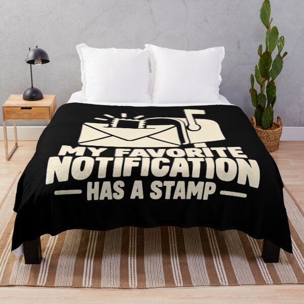 Item preview, My Favorite Notification Has A Stamp Snail Mail designed and sold by DreamLayerStudio.