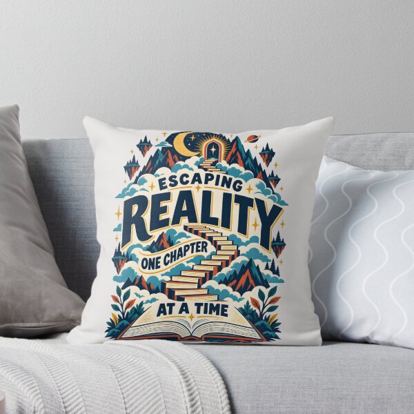 Item preview, Escaping Reality One Chapter At A Time Vintage Book Art designed and sold by MagicTheDog.