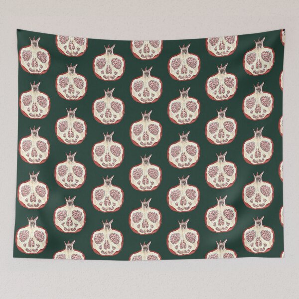 Item preview, Pomegranate Skull – Hidden Memento Mori designed and sold by simh.