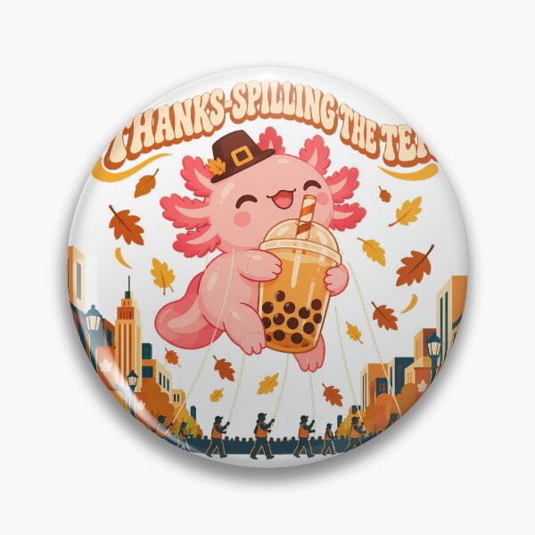 Item preview, Axolotl Tea Parade Balloon Thanksgiving designed and sold by chattsuede.