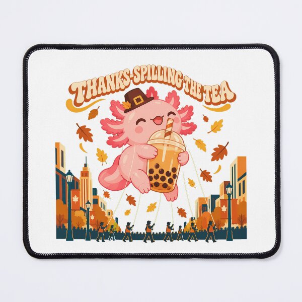 Item preview, Axolotl Tea Parade Balloon Thanksgiving designed and sold by chattsuede.