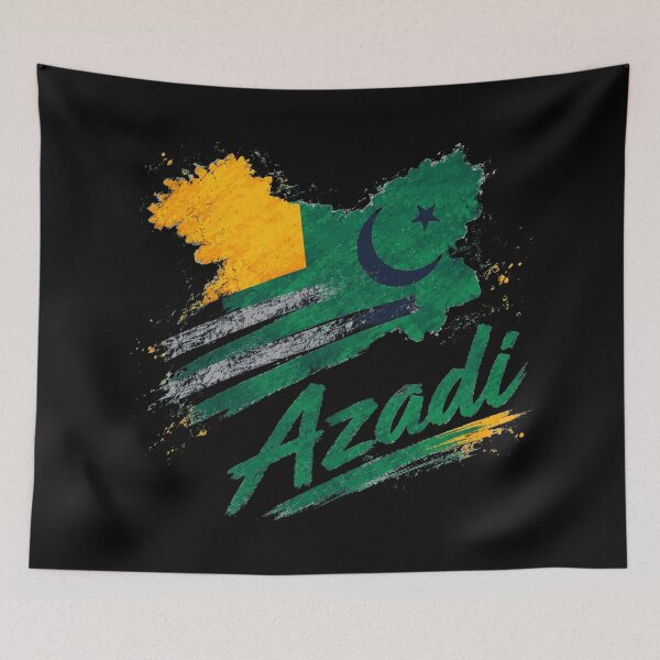Item preview, Azadi Kashmir Flag designed and sold by DebellismyrArts.