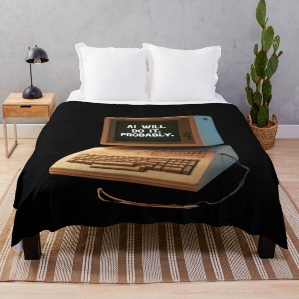 Item preview, AI Will Do It Probably Funny AI Technology Retro designed and sold by DyzioSupply.