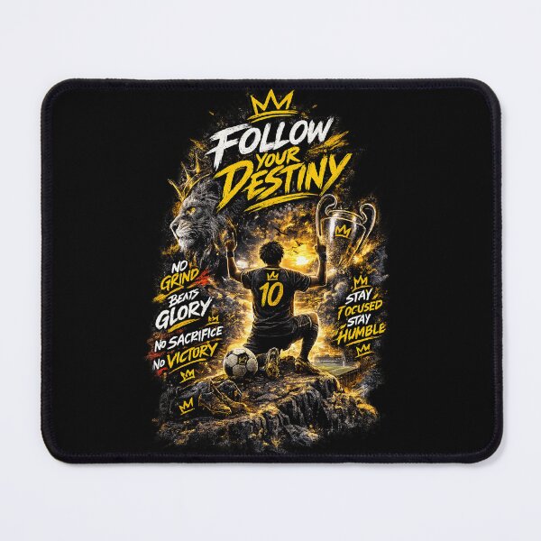 Item preview, Follow Your Destiny Football Motivation designed and sold by LegendCourt.