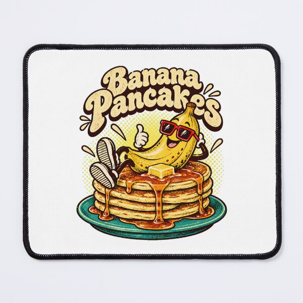 Item preview, Banana Pancake Cartoon Character Chill Breakfast Lover designed and sold by chattsuede.
