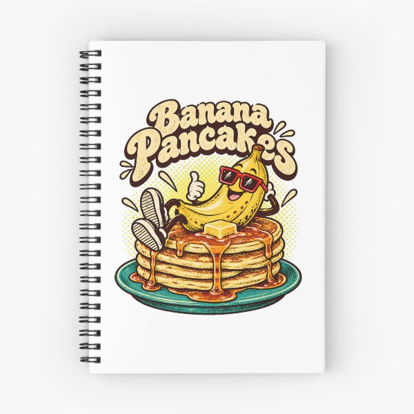Item preview, Banana Pancake Cartoon Character Chill Breakfast Lover designed and sold by chattsuede.