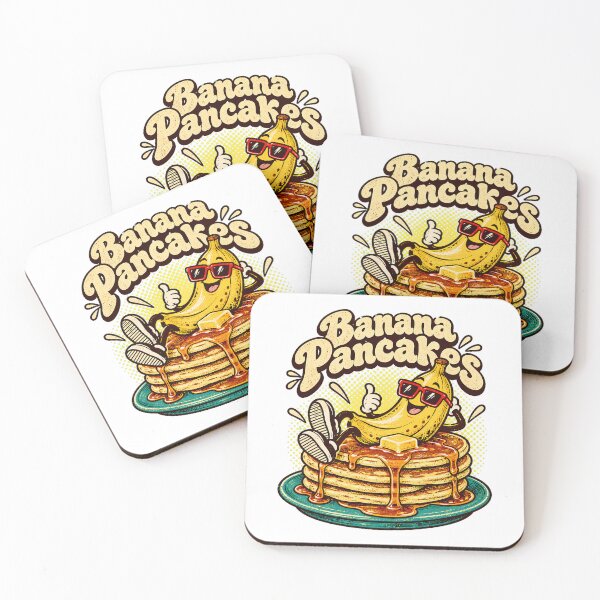 Item preview, Banana Pancake Cartoon Character Chill Breakfast Lover designed and sold by chattsuede.