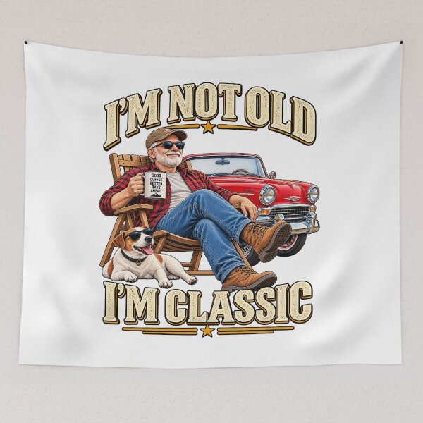 Item preview, I'm Not Old, I'm Classic – Funny Senior designed and sold by JanChryzostom.