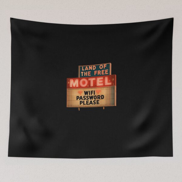Item preview, Land Of The Free WiFi Password Please Funny America designed and sold by DyzioSupply.