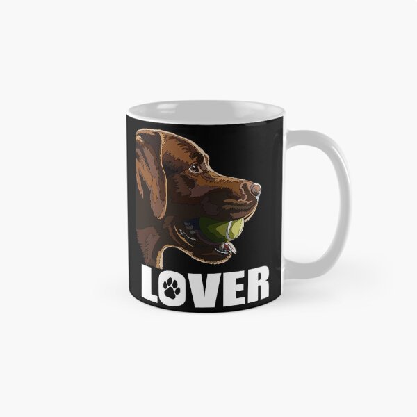 Item preview, Chcoclate Labrador Holding a Tennis Ball designed and sold by Just-Arts-4U.
