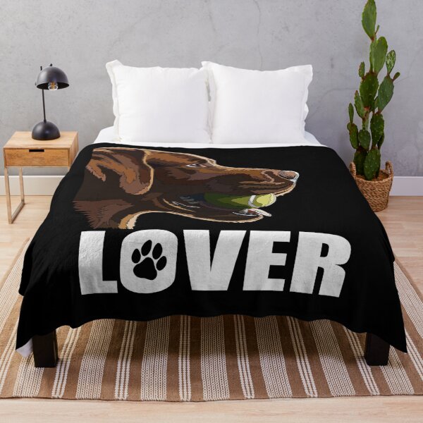 Item preview, Chcoclate Labrador Holding a Tennis Ball designed and sold by Just-Arts-4U.