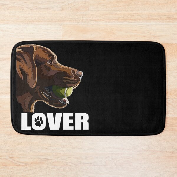 Item preview, Chcoclate Labrador Holding a Tennis Ball designed and sold by Just-Arts-4U.