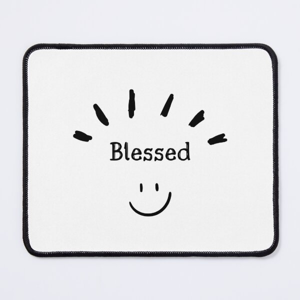Item preview, Blessed Smiley Face Sunburst Inspirational Art designed and sold by LensDyn™.