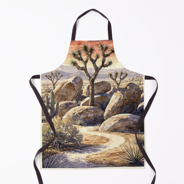 Item preview, Joshua Tree National Park California Vintage Watercolor Travel designed and sold by Teelogic.