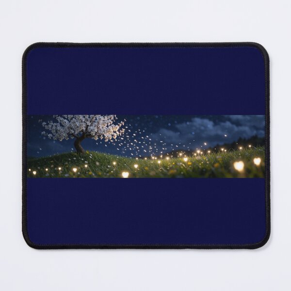 Item preview, Cherry Blossom Tree At Night 1 designed and sold by WizardsCove.