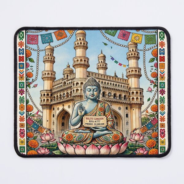 Item preview, El Charminar y Buda - Rifa $1,000,000 Hyderabad Buddha Statue designed and sold by HydStyle99.