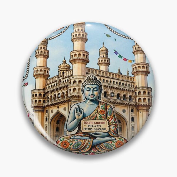 Item preview, El Charminar y Buda - Rifa $1,000,000 Hyderabad Buddha Statue designed and sold by HydStyle99.