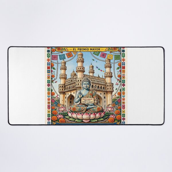 Item preview, El Charminar y Buda - Rifa $1,000,000 Estatua de Buda en Hyderabad designed and sold by HydStyle99.
