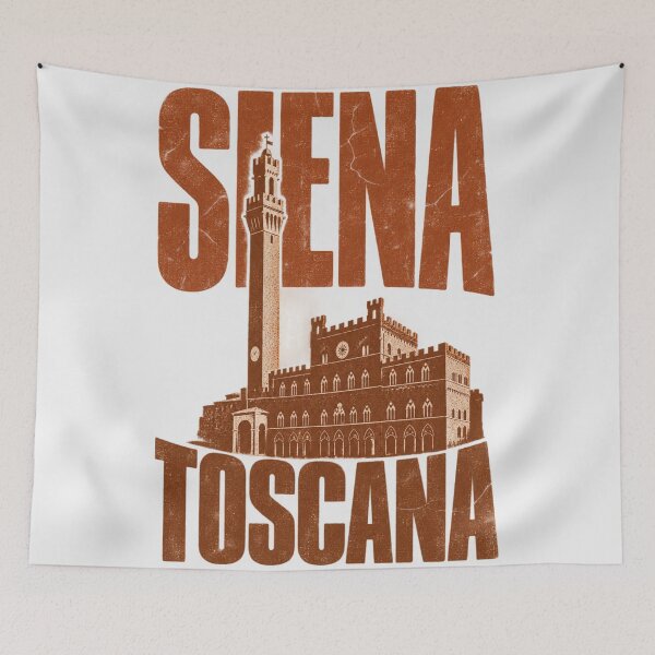 Item preview, Siena Tuscany Italy Torre del Mangia Retro designed and sold by Yellowriversss.