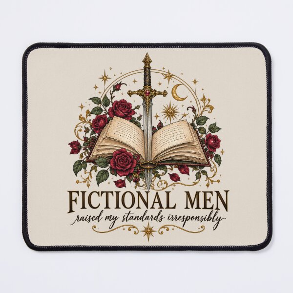 Item preview, Fictional Men Raised My Standards designed and sold by BEASTATE.