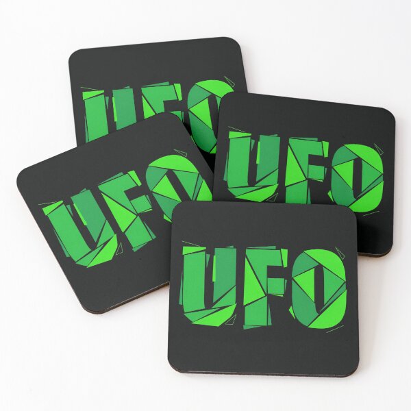 Item preview, Neon Green Abstract Geometric UFO designed and sold by NatArtSA.