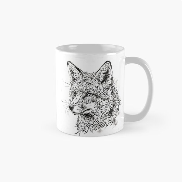 Item preview, Persian Calligraphy Fox Animal Traditional Iranian Typography designed and sold by yousefi.