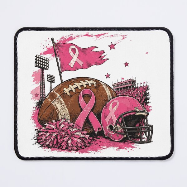Item preview, Pink Out Football Breast Cancer Coquette Ribbon Football Sports Mom designed and sold by Thread&Fable.