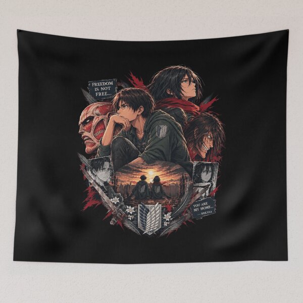 Item preview, Attack On Titan Collage designed and sold by desat-nikkas.