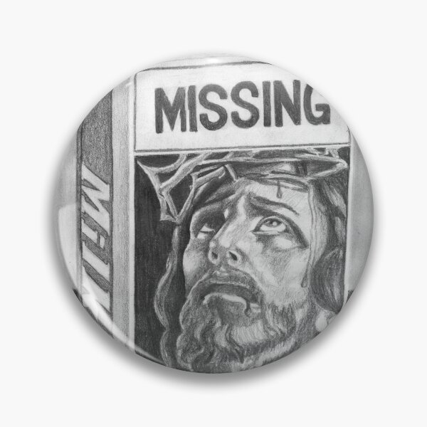 Item preview, Jesus Missing Person Milk Carton - Hand-Drawn Faith Pop Art designed and sold by Jason Bylsma.