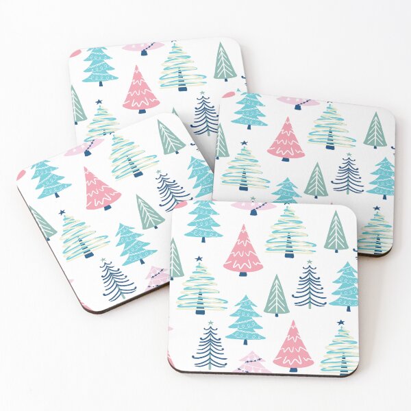 Item preview, Colorful Christmas Trees designed and sold by Beatitudes Design.