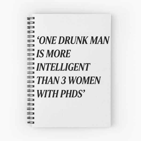 Item preview, One Drunk Man Sarcastic Humor Typography Quote T-Shirt designed and sold by robertronda1.