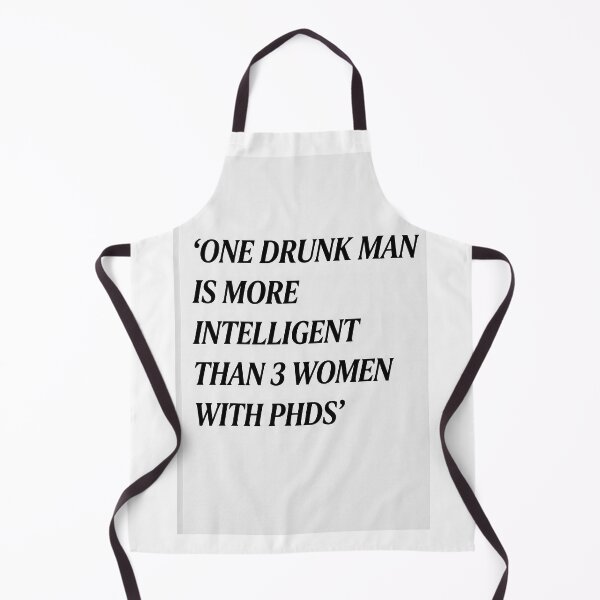 Item preview, One Drunk Man Sarcastic Humor Typography Quote T-Shirt designed and sold by robertronda1.