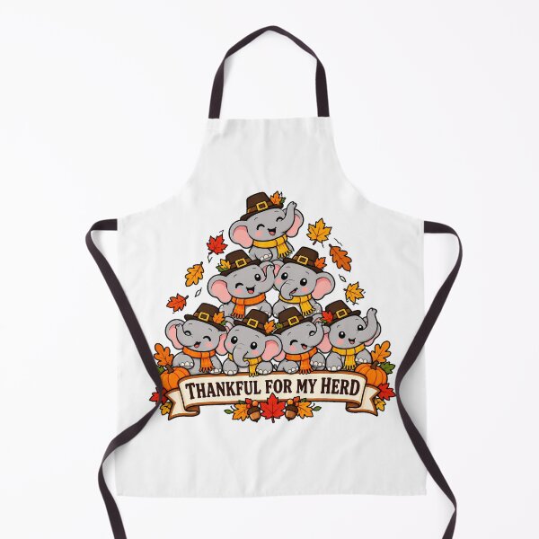 Item preview, Elephant Herd Pilgrim Stack Thanksgiving Family designed and sold by chattsuede.