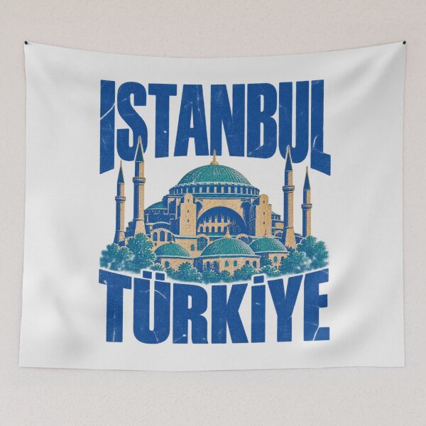 Item preview, Istanbul Turkey Hagia Sophia Retro Distressed designed and sold by Yellowriversss.