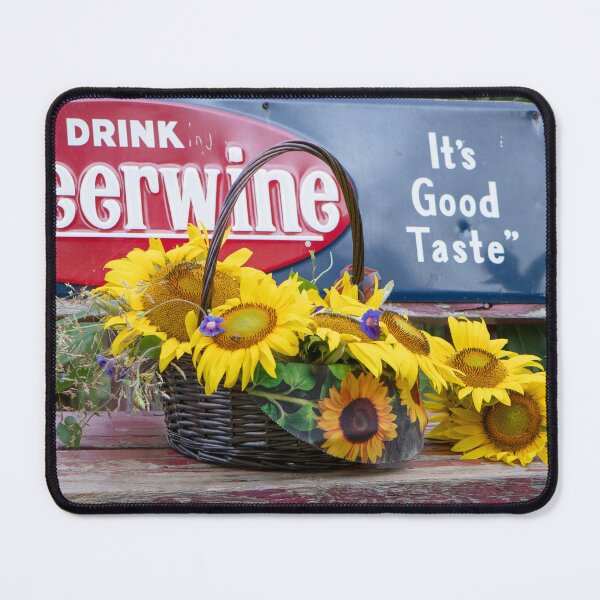 Item preview, Sunflowers on a Nostalgic Bench designed and sold by Susan Watson.