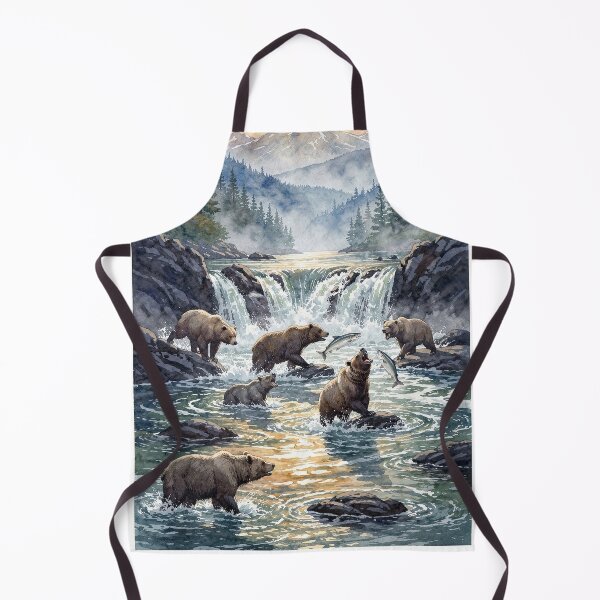 Item preview, Katmai National Park and Preserve Alaska Vintage Watercolor Travel designed and sold by Teelogic.