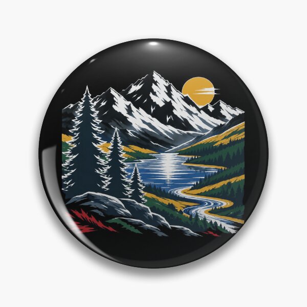 Item preview, Mountain Landscape Sunrise designed and sold by DebellismyrArts.