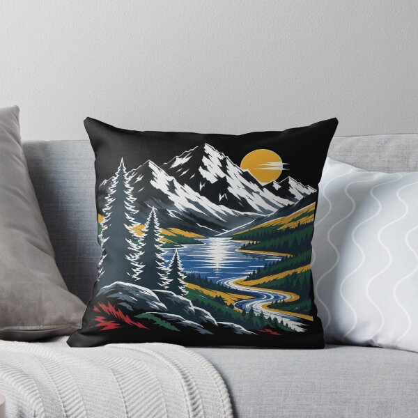 Item preview, Mountain Landscape Sunrise designed and sold by DebellismyrArts.