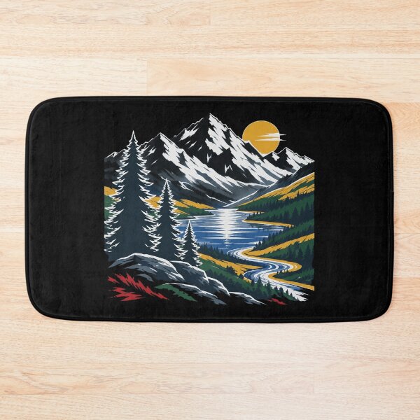 Item preview, Mountain Landscape Sunrise designed and sold by DebellismyrArts.