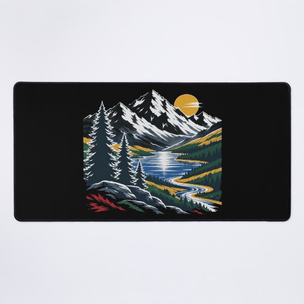 Item preview, Mountain Landscape Sunrise designed and sold by DebellismyrArts.