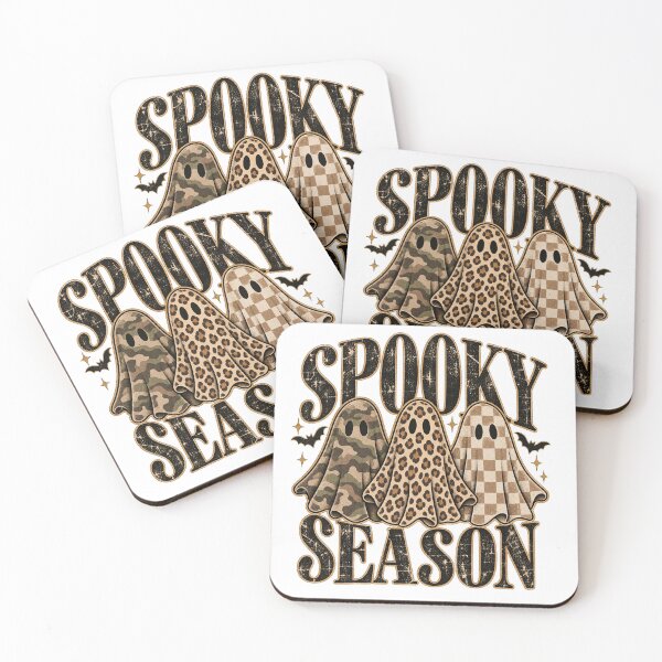 Item preview, Spooky Season Ghosts Camo Leopard Checkerboard Halloween designed and sold by will freed18.