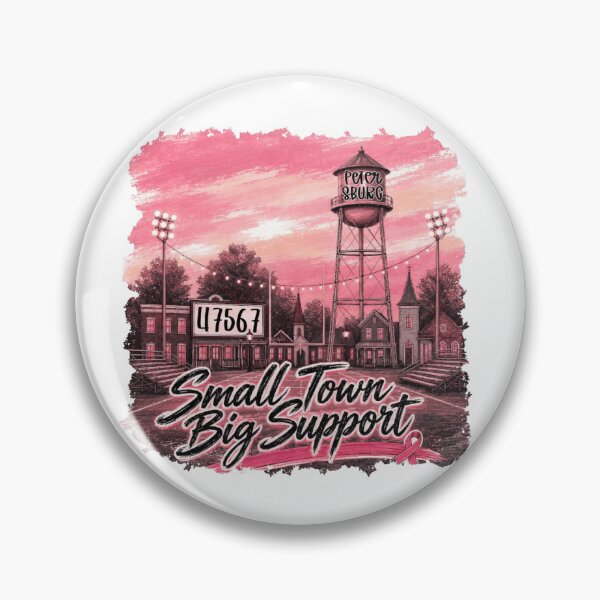 Item preview, Small Town Pink Out Football Breast Cancer Ribbon Football Coquette Game Day Mom Pink Football designed and sold by Thread&Fable.